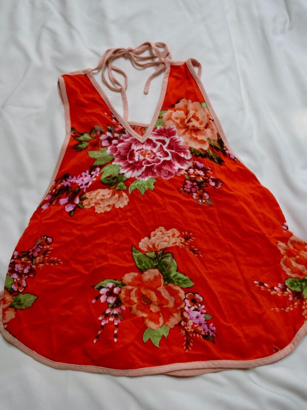 Free People Floral Crop Top